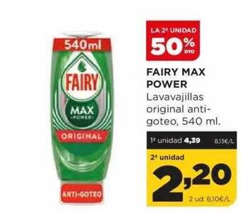 Alimerka Fairy max power oferta