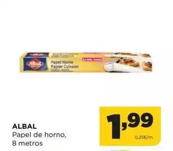 Alimerka Albal papel de horno oferta