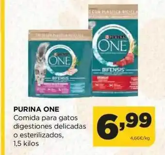 Alimerka Purina one comida para gatos digestiones delicadas o esterilizados oferta