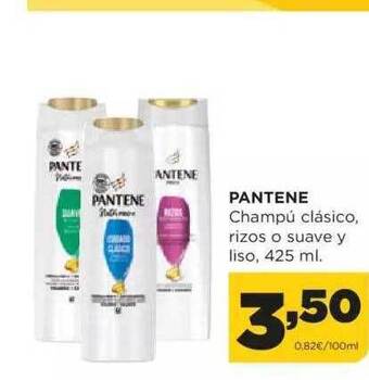 Alimerka Pantene champú clásico, rizos o suave y liso oferta