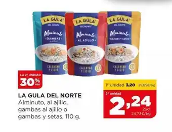 Alimerka La gula del norte alminuto, al ajillo, gambas al ajillo o gambas y setas oferta