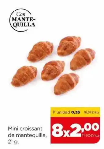 Alimerka Mini croissant de mantequilla, 21 g oferta