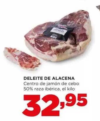 Alimerka Deleite de alacena centro de jamón de cebo 50% raza ibérica oferta