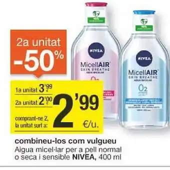 BonpreuEsclat Aigua micel-lar per a pell normal o seca i sensible nivea oferta
