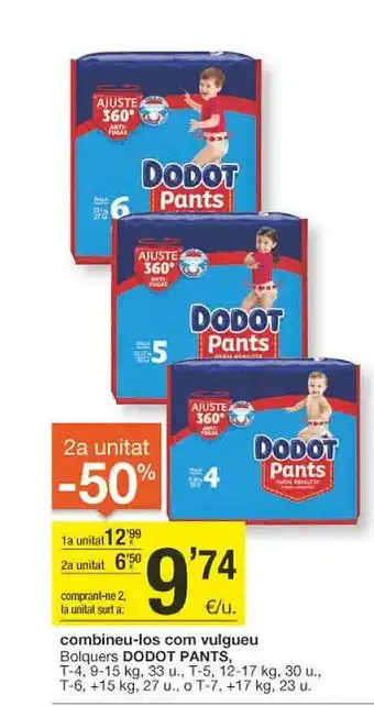 BonpreuEsclat Bolquers dodot pants oferta