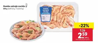 Lidl Gambas oferta