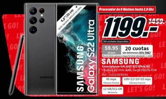 MediaMarkt Samsung smartphone galaxy s22 ultra 5g oferta