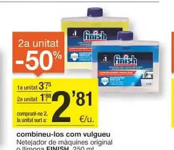 BonpreuEsclat Netejador de màquines original o llimona finish oferta