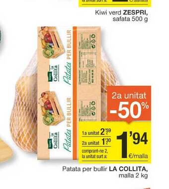 BonpreuEsclat Patata per bullir la collita oferta