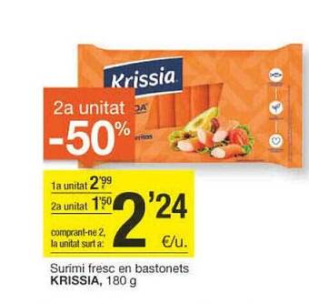 BonpreuEsclat Surími fresc en bastonets krissia oferta