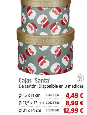 Bauhaus Cajas 'santa' oferta