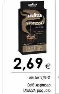 Cash Ifa Café espresso lavazza paquete oferta