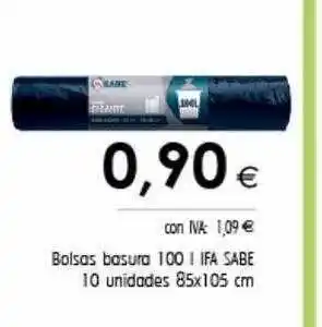 Cash Ifa Bolsas basura 100l ifa sabe oferta