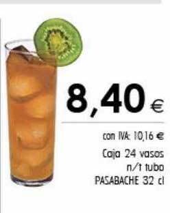 Cash Ifa Caja 24 vasos n-t tubo pasabache oferta
