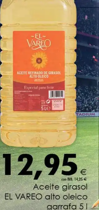Cash Ifa Aceite girasol el vareo alto oleico garrafa 5l oferta