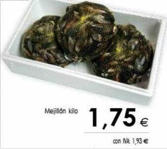 Cash Ifa Mejillón kilo oferta
