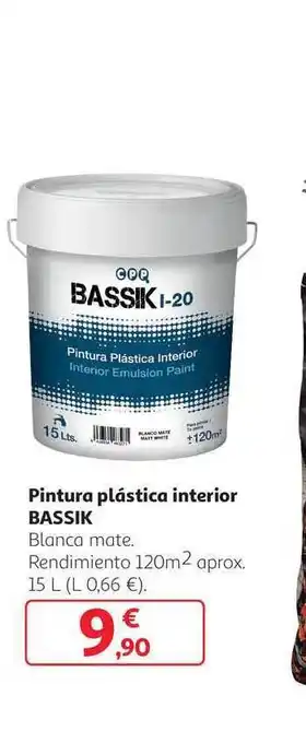 Alcampo Bassik Pintura plástica interior 15 L oferta