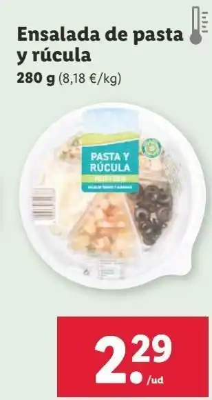 Lidl Ensalada de pasta oferta