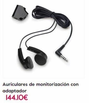 GAES Auriculares de monitorización con adaptador 144.10€ oferta