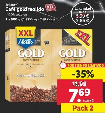 Lidl Café molido bellarom oferta