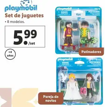 Lidl Figuras coleccionables playmobil oferta