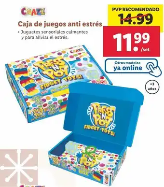 Lidl Caja de juegos oferta