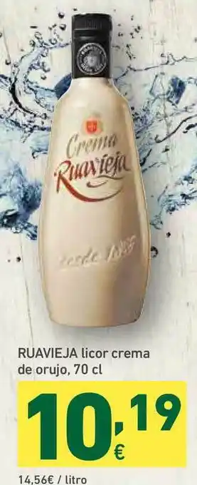HiperDino Ruavieja licor crema de orujo 70 cl oferta