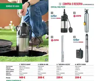 Bauhaus Neptun 'nptp-e-6000' ∕ Espa Bora 95 4m ∕ Espa 'saturn 4 03∕10' ∕ Neptun Nptp-e-5000 oferta