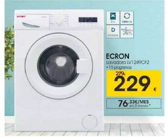 Eroski Ecron Lavadora Lv1249cf2 oferta