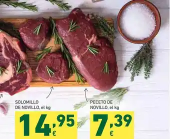 HiperDino Solomillo De Novillo Peceto De Novillo oferta