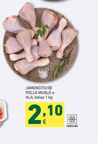 HiperDino Jamoncito De Pollo Muslo O Ala 1kg oferta