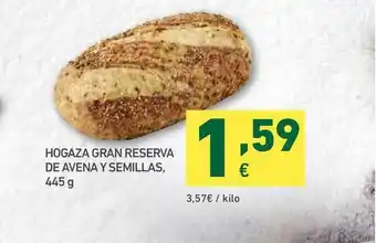 HiperDino Hogaza Gran Reserva De Avena Y Semillas 445g oferta