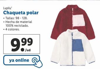 Lidl Chaqueta polar oferta
