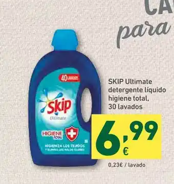 HiperDino Skip Ultimate Detergente Líquido Higiene Total oferta