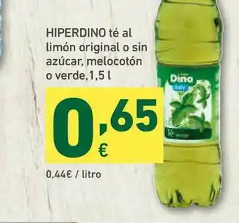 HiperDino Hiperdino Té Al Limón Original O Sin Azúcar Melocotón O Verde 1,5L oferta
