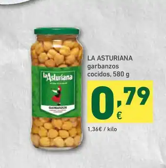 HiperDino La Asturiana Garbanzos Cocidos 580g oferta