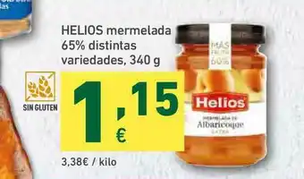 HiperDino Helios Mermelada 65% Distintas Variedades 340g oferta