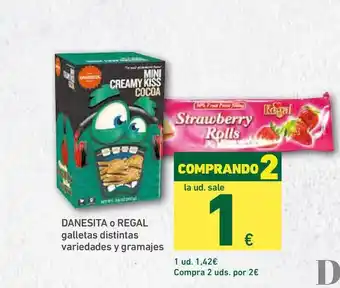HiperDino Danesita O Regal Galletas Distintas Variedades Y Gramajes oferta