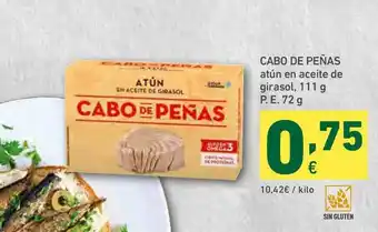 HiperDino Cabo De Peñas Atún En Aceite De Girasol 111g oferta