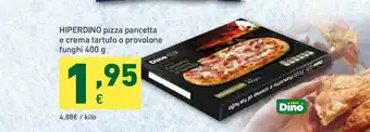 HiperDino Hiperdino Pizza Pancetta E Crema Tartufo O Provolone Funghi 400g oferta