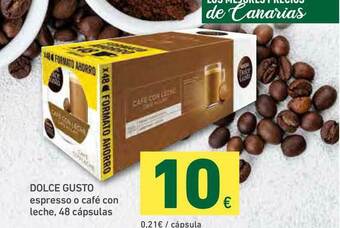 HiperDino Dolce Gusto Espresso O Café Con Leche oferta