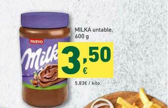HiperDino Milka Untable 600g oferta