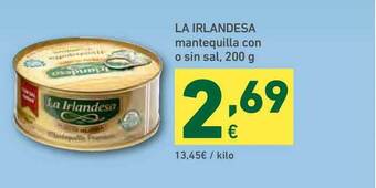 HiperDino La Irlandesa Mantequilla Con O Sin Sal 200g oferta