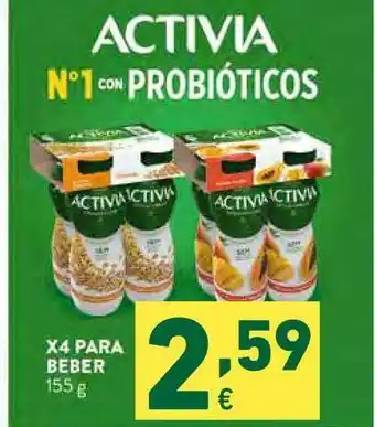 HiperDino Activia N°1 Con Probióticos 155g oferta