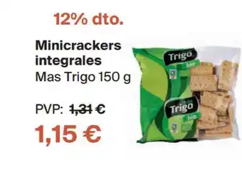 Veritas Minicrackers Integrales Mas Trigo 12% Dto 150g oferta