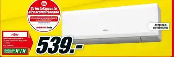 MediaMarkt Split Inverter Asy35uikp Ajuste Automático Del Caudal Del Aire Fujitsu oferta