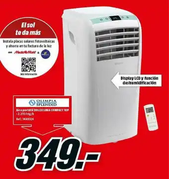MediaMarkt Aire Portátil Dolceclima Compact 10p Olimpia Splendid oferta