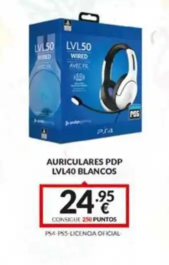 Game LVL40 Auriculares Pdp Blancos oferta