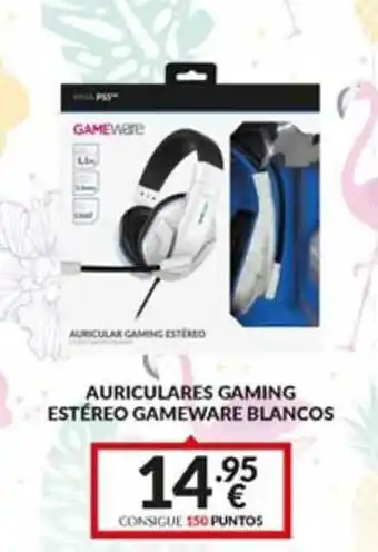 Game Auriculares Gaming Estéreo Gameware Blancos oferta