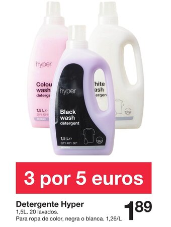 Zeeman Detergente Hyper oferta